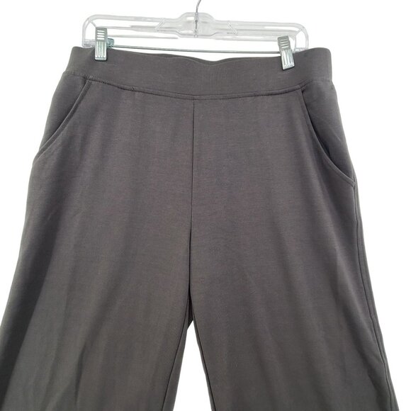 🛍️Sentimental New York Women's Wide Leg  Knit Casual Pants Olive Size L - Picture 3 of 9